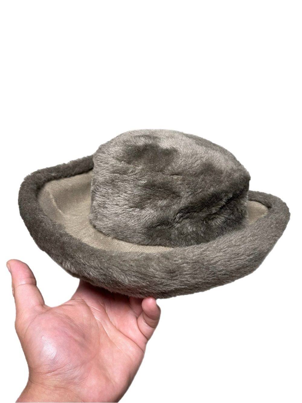 True Vintage 1950s Union Made Fur Hat